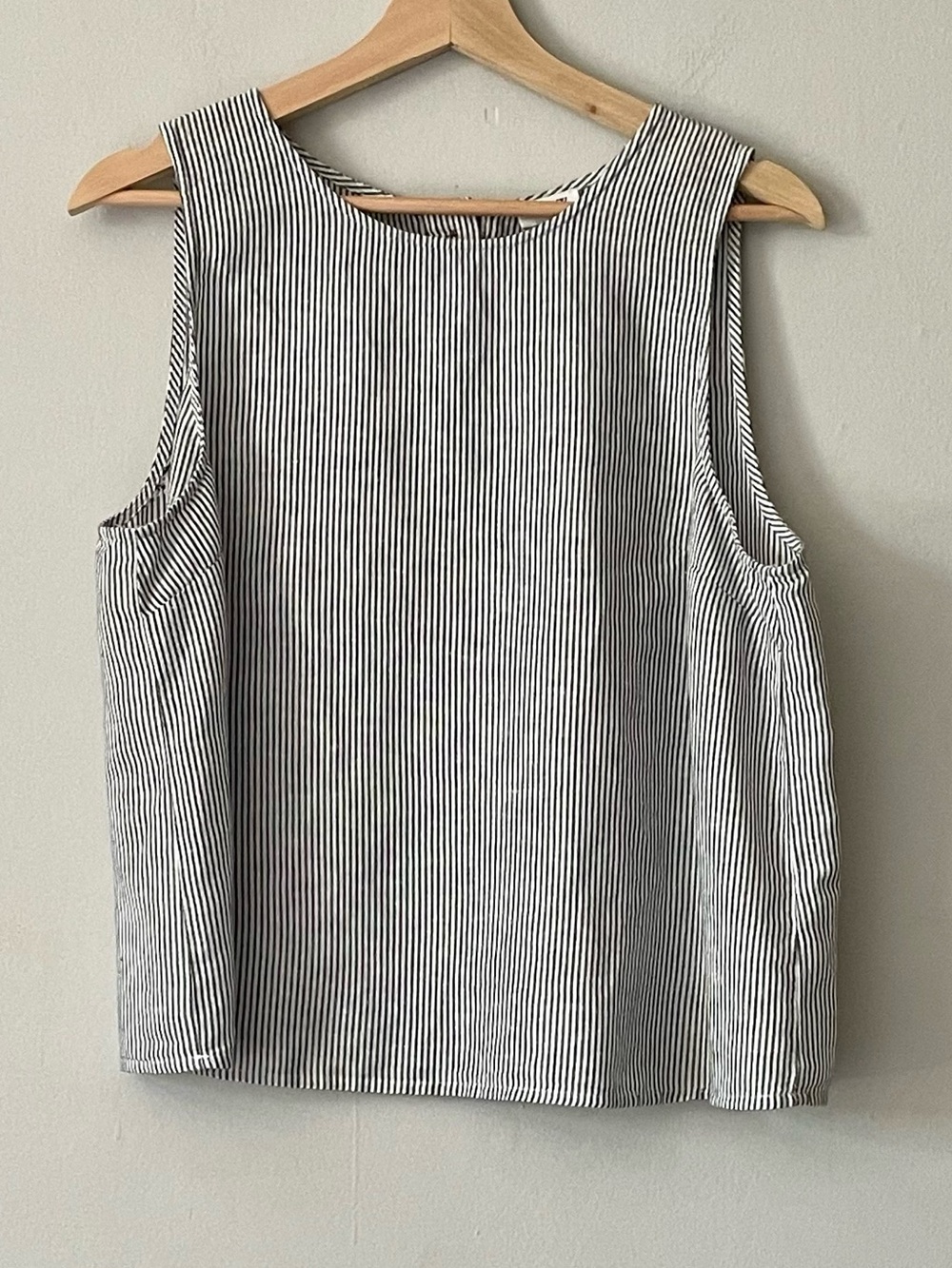 J. Crew Linen Cotton Blend Striped Tank Top